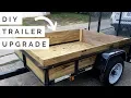 CHEAP EASY DIY 4x6 Trailer Upgrade How to Build a Plywood Floor and Walls For Your Lowes Trailer