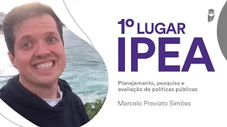 Concurso IPEA: Marcelo Previato foi aprovado com apenas 2 meses de estudo. Confira!
