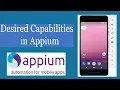 Appium Tutorial for Beginners-05 Desired Capabilities in Appium Selenium