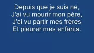 le deserteur lyrics