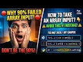 AVOID THIS MISTAKE Exact Way to Take Array Input in TCS NQT 2026 Ace the Code C Java Python
