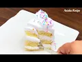 Vanilla Cake Recipe | Vanilla Cake Without Oven | Birthday Cake Recipe