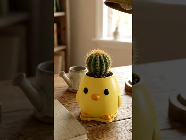 Mini Chick Animal Planter video thumbnail