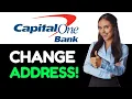 HOW TO CHANGE YOUR ADDRESS ON CAPITAL ONE APP WITH 5 STEPS ONLY IN 2024 FULL GUIDE