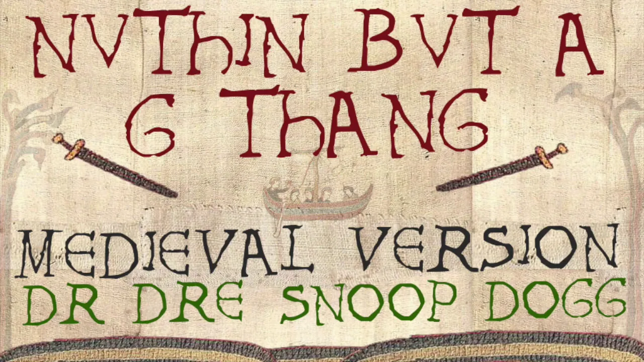 NUTHIN' BUT A "G" THANG | Medieval Bardcore Version | Dr. Dre ft. Snoop Dogg