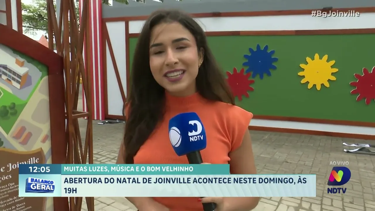 Muitas luzes, música e o bom velhinho! Abertura do Natal de Joinville acontece neste domingo, às 19h