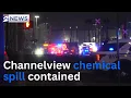 Channelview chemical spill contained 2 hospitalized for respiratory issues