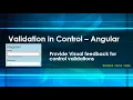 Validation with Visual Feedback in Angular Angular Forms Tutorial Apply style class if invalid