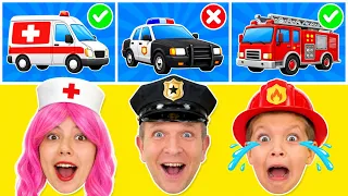 Los policías bebés no lloran 👮 Los Niños Juegan a Ser Profesiones 👨🏻‍⚕️ Canciones Infantiles con Max