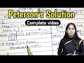 Peterson Solution in operating system Peterson s solution Lec-31