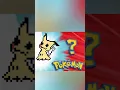 Whose that Pokemon Pixel Art