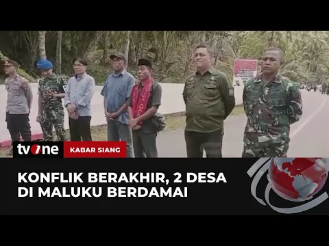 Dua Desa yang Sempat Berkonflik Akhirnya Berdamai dengan Menandatangani Perjanjian Damai