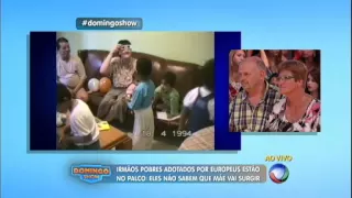 6 Irmãos adotados por holandês reencontram família/ Domingo Show 01-02-2015