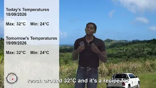 Warm Temperatures This Weekend 🌤️☀️: Daily Weather Briefing #BMS #Barbados #Weather