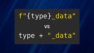 Python f-strings Faster than Plus Sign Concatenation