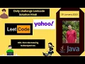 491 Non-decreasing Subsequences Leetcode Daily Challenge Live-coding Hindi
