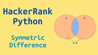 HackerRank Python Solutions 41 Symmetric Difference
