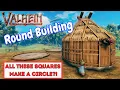 Valheim How to Make Round Buildings