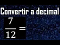 convertir a decimal transformar fracciones a decimales de fraccion a decimal como