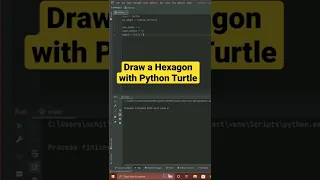 Draw a Hexagon with Python Turtle