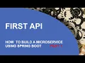 First API Spring Boot Microservices - Part 1