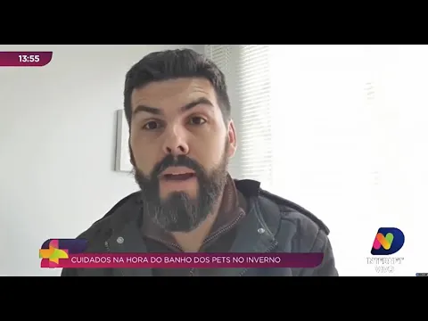 Saiba os cuidados necessários na hora de dar banho nos pets no inverno