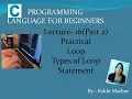Loop statement in C Programming Lecture 16 Part 2 Practical Rakhi Mathur