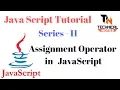 Assignment Operator in JavaScript