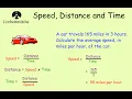 Speed, Distance, Time - Corbettmaths