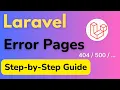 Laravel Custom Error Pages Design and Implementation Laravel Error Handling HINDI