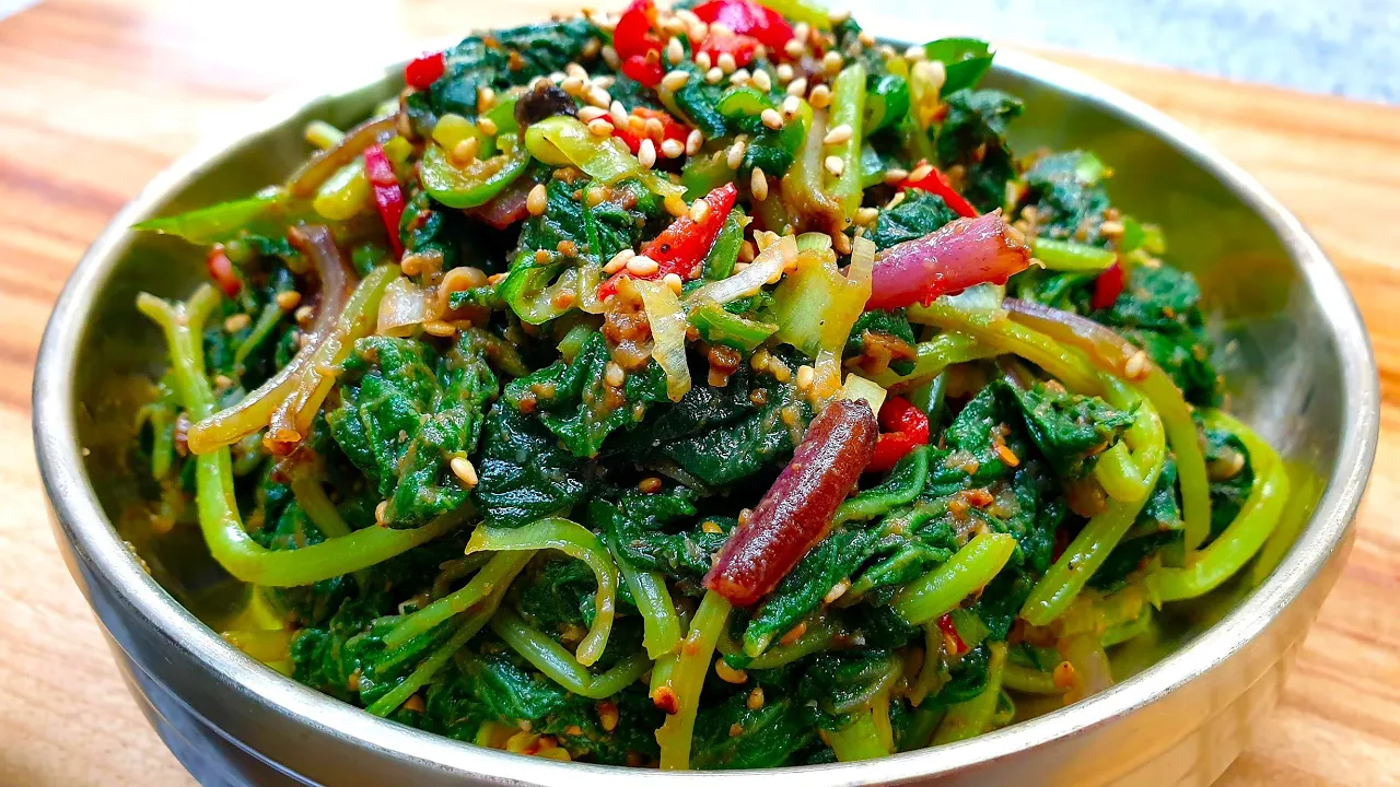 머위된장초무침