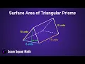 How to Find Surface Area of Triangular Prisms