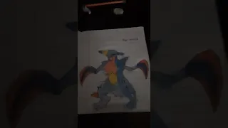 Mega Garchomp drawing