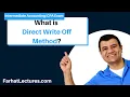 Direct Write Off Method Explained