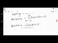 Lecture 2 Properties of Convolution Sum