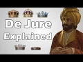 Explaining De Jure and De Facto Titles in Crusader Kings 3