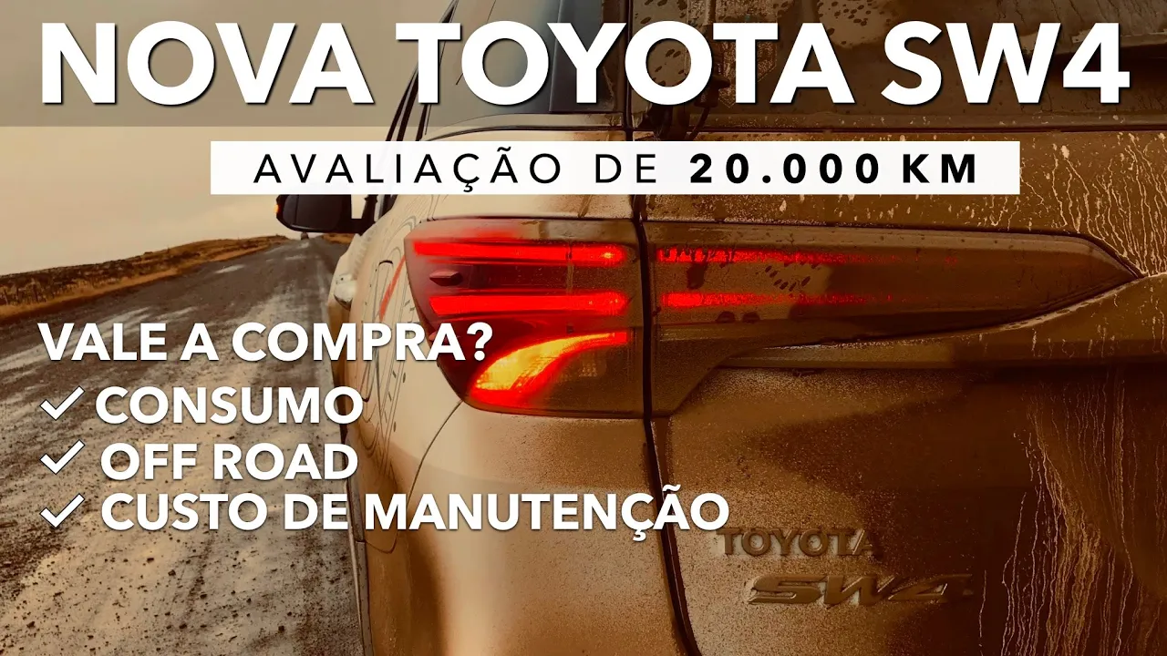 Nova Toyota SW4 vale a compra? Avaliação completa [após 20.000 km]: consumo e custos de manutenção