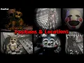 Five nights at Freddy s 2 ALL Animatronics POSITIONS LOCATIONS 1080p60