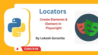 Python Playwright Beginner 2023 Part 9 Create Element and Elements in Playwright Locators