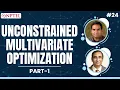 Unconstrained Multivariate Optimization Part 1 Data Science for Engineers