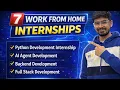 Top 7 Remote Internships for Students in 2026 Python AI Data Analytics Apply Now