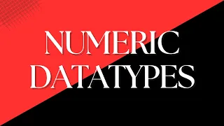 Oracle SQL Numeric Data Types Oracle SQL fundamentals