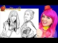 Coloring Descendants 2 Mal Evie Uma