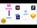 Designs to ionic - You need nice UI for your app