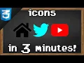 Learn CSS icons in 3 minutes