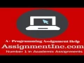 A Programming Assignment Help