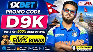 1xBet Promo Code Nepal 🇳🇵 | Get 500% Bonus Instantly 💰 | 1xBet Account Kaise Banaye 2026