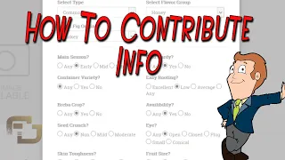 How to contribute information Fig Database