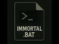 Immortal bat is the most Dangerous batch script I have ever seen