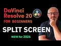 Split Screens in DaVinci Resolve Made Easy Beginner Tutorial